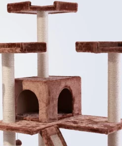 Frisco 72-in Large Base Faux Fur Cat Tree & Condo -Frisco Sales 2024 101809 PT2. SY630 V1584452233