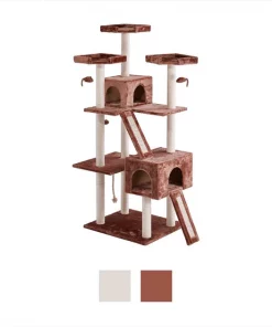 Frisco 72-in Large Base Faux Fur Cat Tree & Condo -Frisco Sales 2024 101809 PT5. SY630 V1584453202