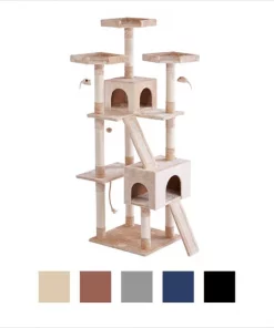 Frisco 72-in Faux Fur Cat Tree & Condo -Frisco Sales 2024 101811 PT5. SY630 V1584453068