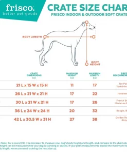 Frisco Indoor & Outdoor 3-Door Collapsible Soft-Sided Dog & Small Pet Crate -Frisco Sales 2024 105032 PT3. SY630 V1569017846