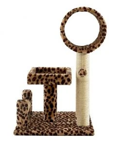 Frisco 28-in Faux Fur Cat Tree -Frisco Sales 2024 105072 PT2. SY630 V1584452152