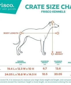 Frisco Two Door Top Load Plastic Dog & Cat Kennel -Frisco Sales 2024 122090 PT2. SY630 V1645046182