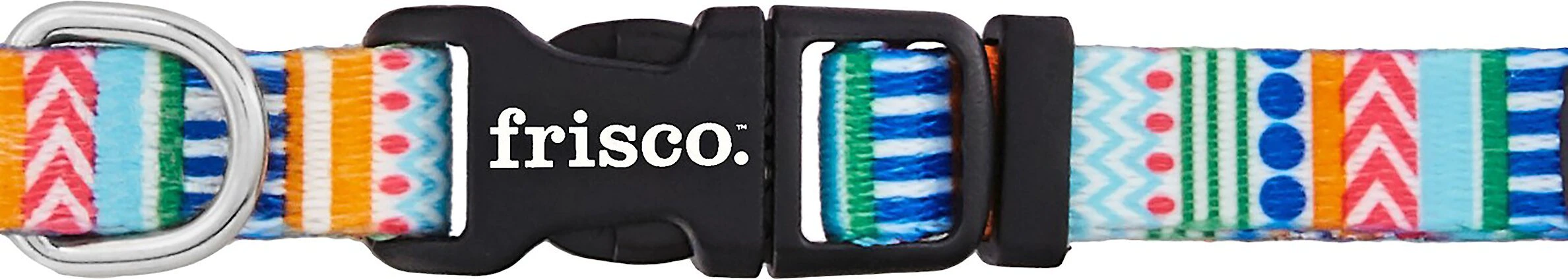Frisco Patterned Polyester Dog Collar, Geo Graphic Print, X-Small: 8 to 12-in neck, 3/8-in wide Frisco Patterned Polyester Dog Collar -Frisco Sales 2024 137737 PT3. SY630 V1620685359