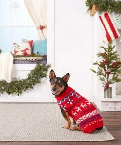 Frisco Dog & Cat Reindeer Fair Isle Sweater -Frisco Sales 2024 144192 PT6. SY630 V1541454601