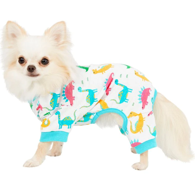 Frisco Dinosaur Print Dog & Cat Jersey PJs 3 Frisco Dinosaur Print Dog & Cat Jersey PJs