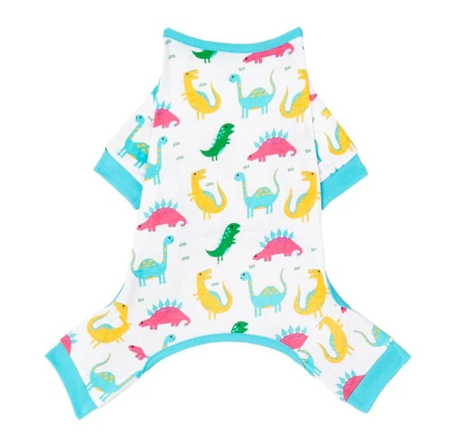Frisco Dinosaur Print Dog & Cat Jersey PJs 5 Frisco Dinosaur Print Dog & Cat Jersey PJs - Image 3