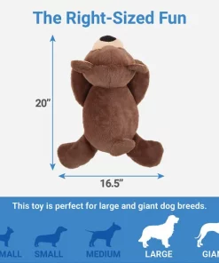 Frisco Jumbo Plush Squeaking Bear Dog Toy -Frisco Sales 2024 147031 PT2. SY630 V1539205343