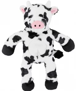 Frisco Plush with Inside Rope Squeaking Cow Dog Toy
