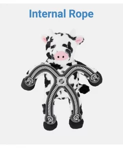 Frisco Plush with Inside Rope Squeaking Cow Dog Toy 8 Frisco Plush with Inside Rope Squeaking Cow Dog Toy -Frisco Sales 2024 147063 PT2. SY630 V1542751621