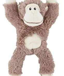 Frisco Plush with Rope Squeaking Monkey Dog Toy