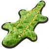 Frisco Flat Plush Squeaking Alligator Dog Toy