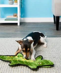 Frisco Flat Plush Squeaking Alligator Dog Toy -Frisco Sales 2024 147073 PT2. SY630 V1589405461