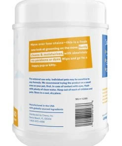 Frisco Moisturizing Tear Stain Wipes with Aloe for Dogs & Cats -Frisco Sales 2024 152585 PT2. SY630 V1551302980