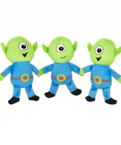 Frisco Hide & Seek Plush Flying Saucer Puzzle Dog Toy Refills, 3-pack