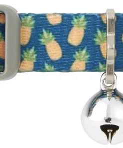 Frisco Pineapple Polyester Breakaway Cat Collar with Bell -Frisco Sales 2024 153158 PT2. SY630 V1568380069