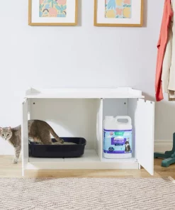 Frisco Decorative Bench Cat Litter Box Cover -Frisco Sales 2024 156788 PT5. SY630 V1570480032