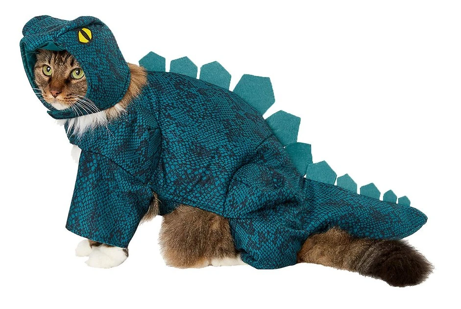 Frisco Stegosaurus Dinosaur Dog & Cat Costume 3 Frisco Stegosaurus Dinosaur Dog & Cat Costume