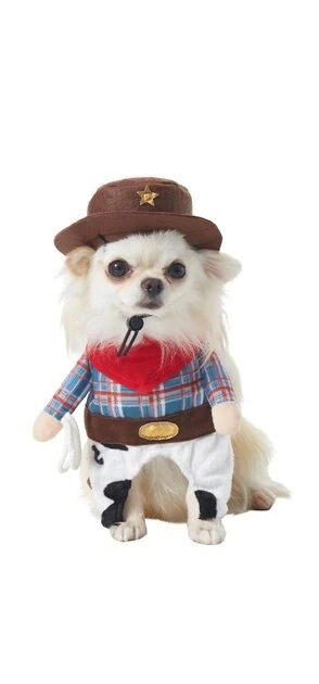 Frisco Front Walking Cowboy Dog & Cat Costume 5 Frisco Front Walking Cowboy Dog & Cat Costume - Image 3