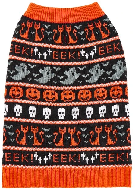 Frisco Halloween Fair Isle Dog & Cat Sweater 8 Frisco Halloween Fair Isle Dog & Cat Sweater - Image 6