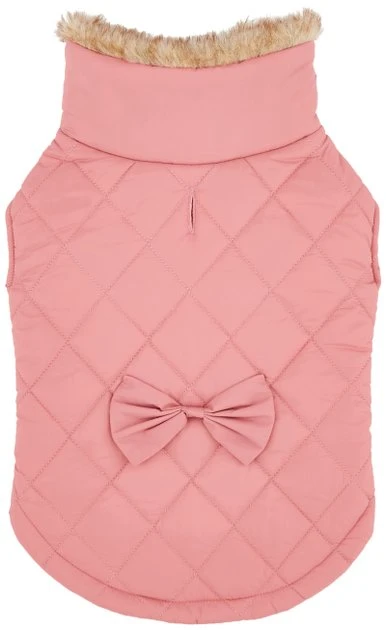 Frisco Aspen Insulated Quilted Dog & Cat Jacket with Bow 6 Frisco Aspen Insulated Quilted Dog & Cat Jacket with Bow - Image 4
