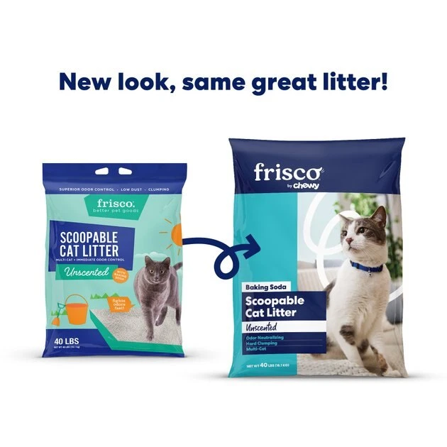 Frisco Multi-Cat Unscented Clumping Clay Cat Litter 4 Frisco Multi-Cat Unscented Clumping Clay Cat Litter - Image 2