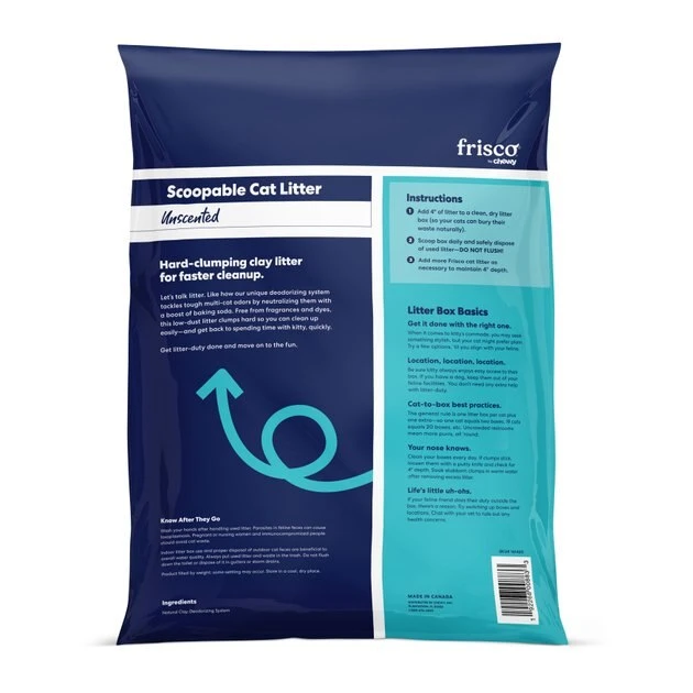 Frisco Multi-Cat Unscented Clumping Clay Cat Litter 5 Frisco Multi-Cat Unscented Clumping Clay Cat Litter - Image 3