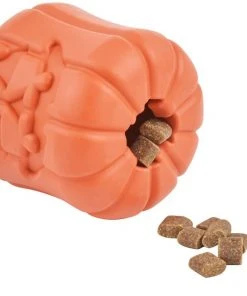 Frisco Halloween Pumpkin Rubber Treat Dispenser Dog Toy -Frisco Sales 2024 164763 PT3. SY630 V1563808940