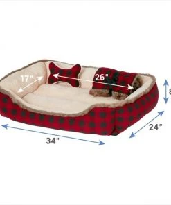 Frisco Buffalo Check Cuddler Pet Bed & Gift Set 10 Frisco Buffalo Check Cuddler Pet Bed & Gift Set -Frisco Sales 2024 165333 PT2. SY630 V1578440339