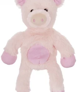 Frisco Plush with Inside Rope Squeaking Pig Dog Toy
