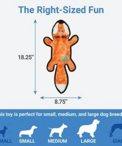 Frisco Flat Plush Squeaking Fox Dog Toy 6 Frisco Flat Plush Squeaking Fox Dog Toy -Frisco Sales 2024 174733 PT1. SY630 V1589221501