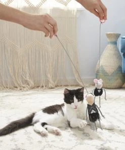 Frisco Dapper & Flapper Bouncy Mouse Cat Toy, 2 pack -Frisco Sales 2024 183251 PT2. SY630 V1573748302