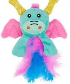 Frisco Mythical Mates Dragon Crinkle Cat Toy with Catnip