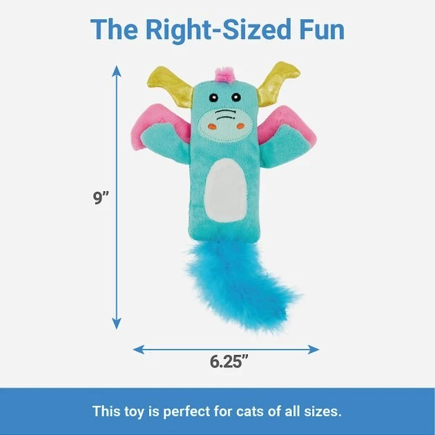 Frisco Mythical Mates Dragon Crinkle Kicker Cat Toy with Catnip Frisco Mythical Mates Dragon Crinkle Kicker Cat Toy with Catnip -Frisco Sales 2024 204531 PT1. SY630 V1587474371