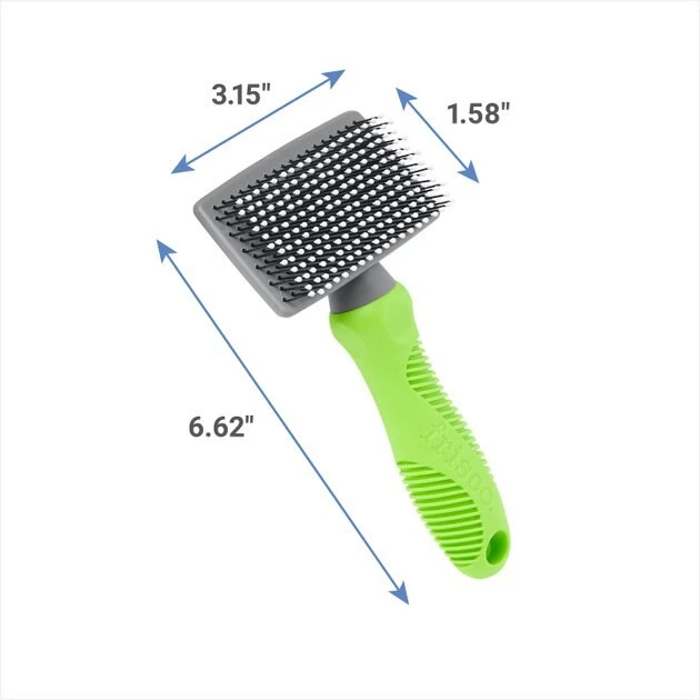 Frisco Soft Slicker Dog Brush, One Size 4 Frisco Soft Slicker Dog Brush, One Size - Image 2