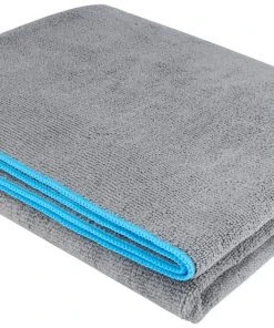 Frisco Microfiber Dog & Cat Bath Towel, Gray, 44-inch