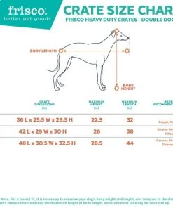 Frisco Heavy Duty Fold & Carry Double Door Collapsible Wire Dog Crate & Mat Kit 12 Frisco Heavy Duty Fold & Carry Double Door Collapsible Wire Dog Crate & Mat Kit -Frisco Sales 2024 212616 PT2. SY630 V1596031576