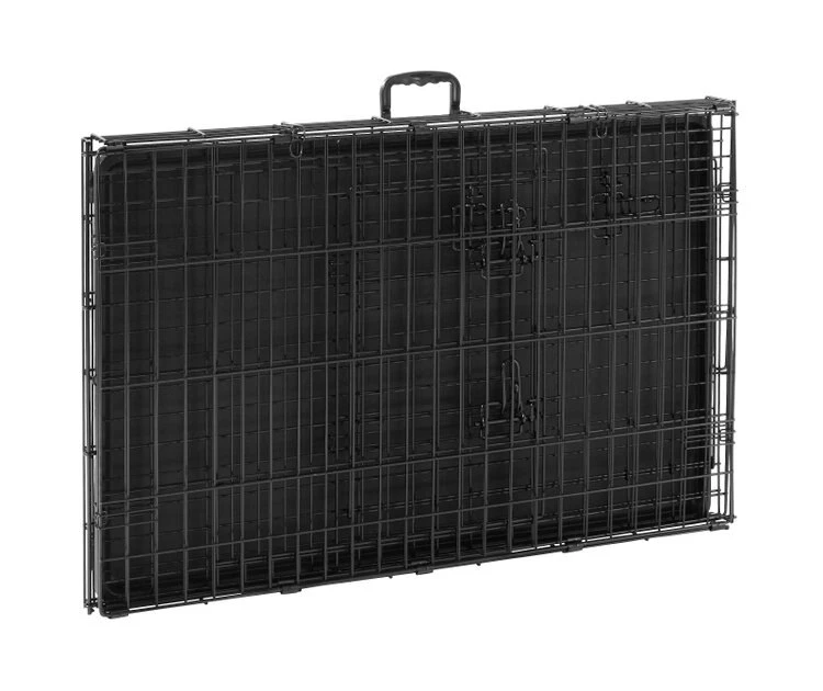 Frisco Fold & Carry Double Door Collapsible Wire Dog Crate & Mat Kit 9 Frisco Fold & Carry Double Door Collapsible Wire Dog Crate & Mat Kit - Image 7