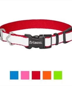Frisco Solid Polyester Reflective Dog Collar