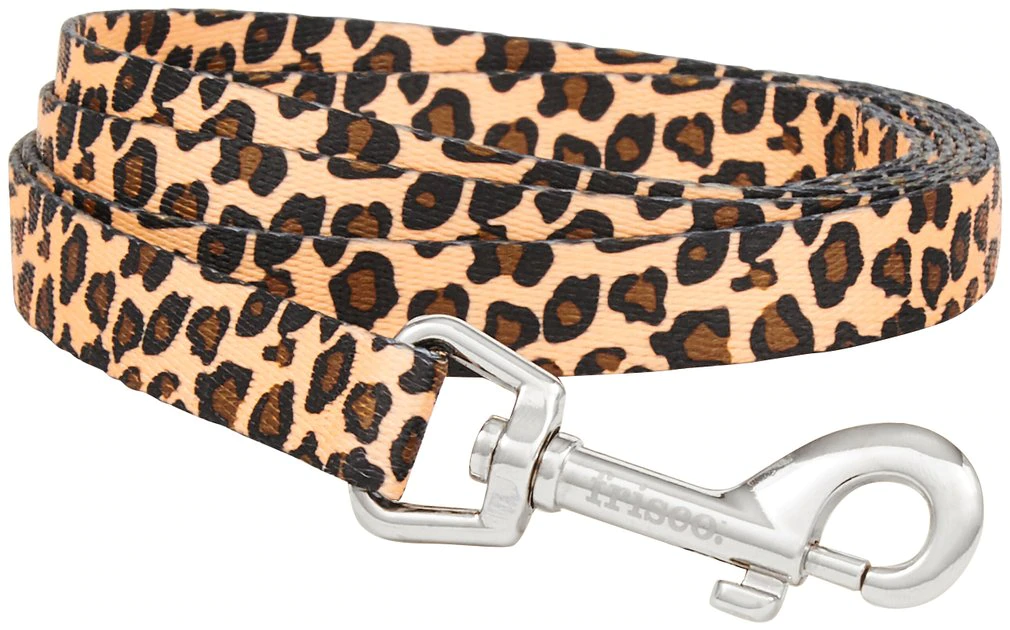 Frisco Leopard Print Polyester Dog Leash, Small: 6-ft long, 5/8-in wide Frisco Leopard Print Polyester Dog Leash -Frisco Sales 2024 213759 Main. SY630 V1583360338