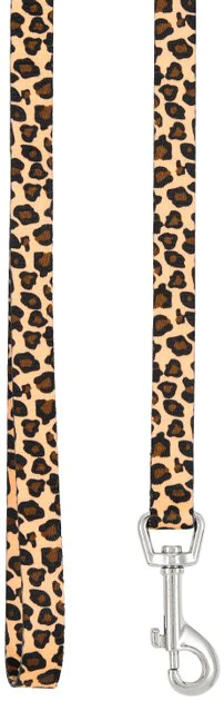 Frisco Leopard Print Polyester Dog Leash, Small: 6-ft long, 5/8-in wide Frisco Leopard Print Polyester Dog Leash -Frisco Sales 2024 213759 PT2. SY630 V1583360359