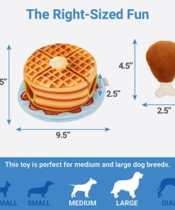 Frisco Hide & Seek Plush Chicken & Waffle Puzzle Dog Toy 6 Frisco Hide & Seek Plush Chicken & Waffle Puzzle Dog Toy -Frisco Sales 2024 213798 PT1. SY630 V1597156268