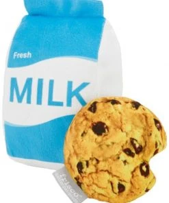 Frisco Plush Cookie & Milk Dog Toy, 2-pack