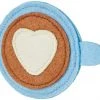 Frisco Heart-Shaped Coffee Cat Toy with Catnip