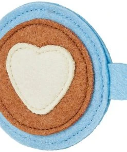 Frisco Heart-Shaped Coffee Cat Toy with Catnip