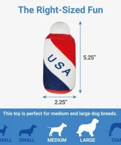 Frisco Hide-and-Seek USA Gym Bag Dog Toy -Frisco Sales 2024 214078 PT2. SY630 V1597082211
