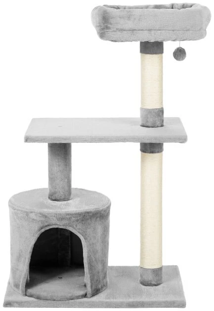 Frisco 38-in Cat Tree with Condo, Top Perch & Toy, Gray Frisco 38-in Cat Tree with Condo, Top Perch & Toy -Frisco Sales 2024 214377 PT2. SY630 V1589893981
