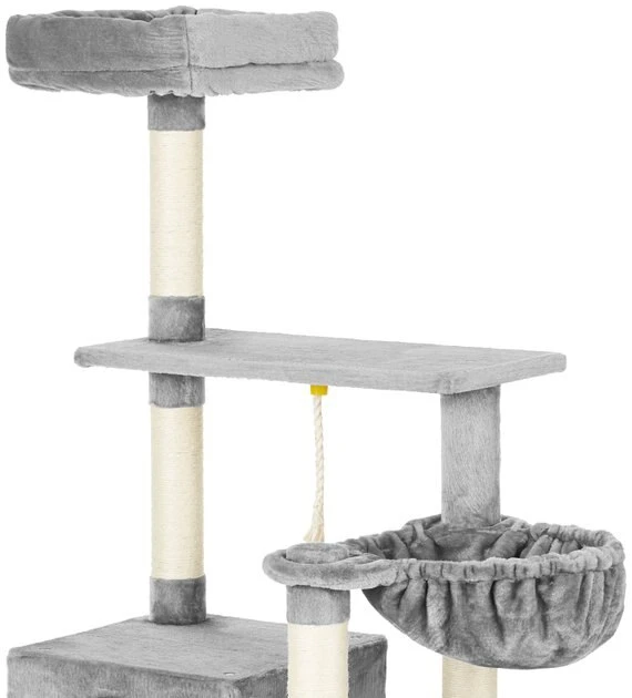 Frisco 66-in Cat Tree with Bed, Condo, Lounge Basket & Top Perch 7 Frisco 66-in Cat Tree with Bed, Condo, Lounge Basket & Top Perch - Image 5