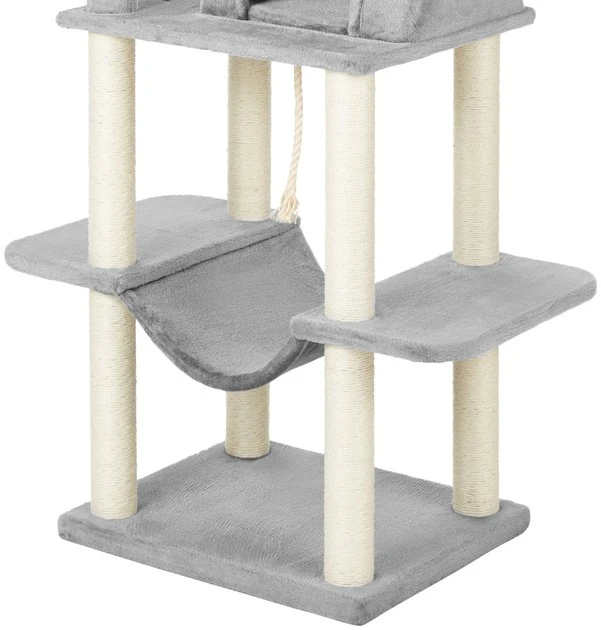 Frisco 73-in Cat Tree with Hammock, Condo, Lounge Basket, Top Perch & Bed 7 Frisco 73-in Cat Tree with Hammock, Condo, Lounge Basket, Top Perch & Bed - Image 5