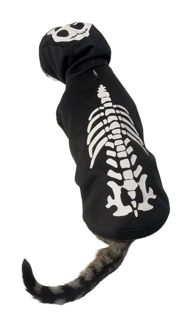 Frisco Glow in the Dark Skeleton Dog & Cat Hoodie 3 Frisco Glow in the Dark Skeleton Dog & Cat Hoodie