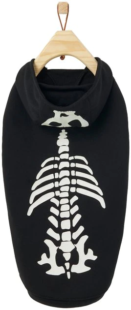 Frisco Glow in the Dark Skeleton Dog & Cat Hoodie 6 Frisco Glow in the Dark Skeleton Dog & Cat Hoodie - Image 4